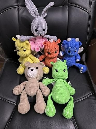 Вязаные игрушки🥰 амигуруми🤗 ручной работы. Милые персонажи: -