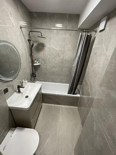 Студия, 53 м², Ак-Кеме (старый аэропорт) Элитка, 10 этаж, Евроремонт — 10