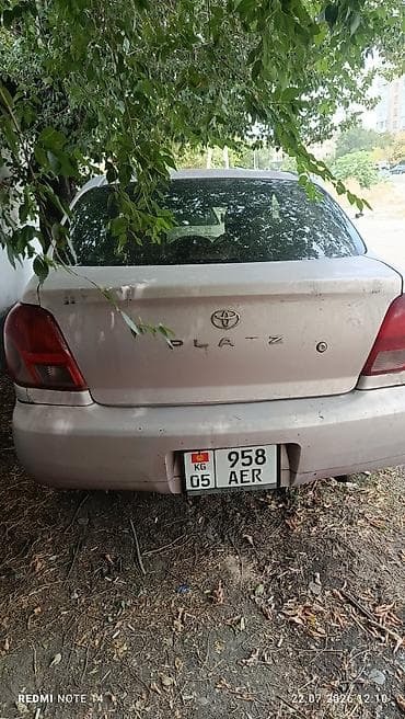 аварийном портер: Toyota Platz: 2000 г., 1.5 л, Автомат, Бензин, Седан — 3