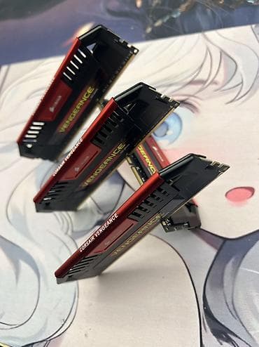 Настольные ПК и комплектующие: Оперативная память (RAM) для ПК, Б/у, Corsair, 32 ГБ, DDR3, 2400 МГц — 1