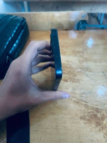 бу 11 айфон: IPhone 12, Колдонулган, 128 ГБ, Black Titanium, Заряддоочу түзүлүш, Коргоочу айнек, Кабель, 79 % — 6