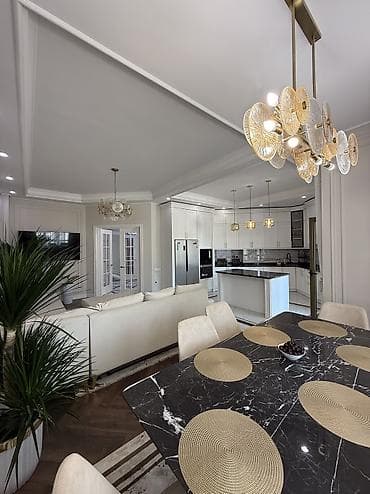 глобуса: 5 и более комнат, 250 м², Асанбай мкр Элитка, 12 этаж, Дизайнерский ремонт — 2