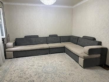 модульный жом: Угловой модульный диван большого формата - Конфигурация: Г‑образный — 2