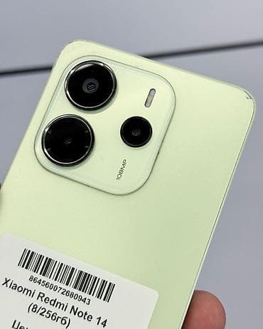 телефоны xiaomi redmi note 8: Redmi, Redmi Note 14, Б/у, 256 ГБ, цвет - Зеленый, В рассрочку, 2 SIM — 3