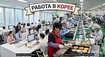 швеяга жумуш: Жумуш - Түштүк Корея, Тажрыйбасыз, Тамактануу — 1