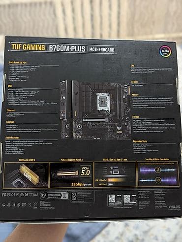 срочно продаю ноутбук бишкек: Материнская плата для ПК, Б/у, Asus, LGA1700, Micro-ATX — 3