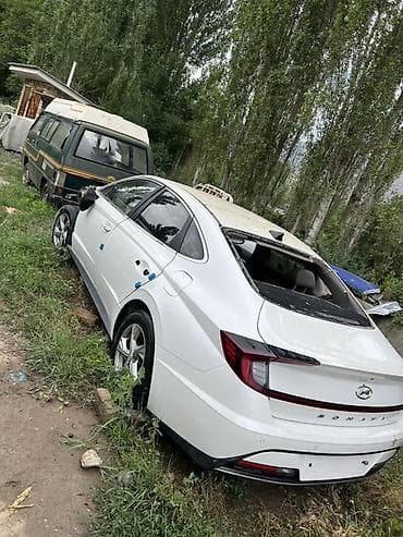 Hyundai Sonata, 2020 г. VIN: KMHL341DBLA091890 - Кузов: седан, белый — 1
