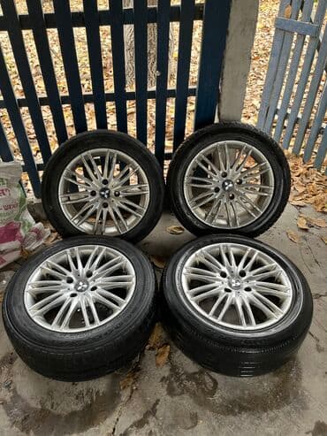 шины r 16: Дөңгөлөктөр монтажда 205 / 55 / R 16, All-season, Колдонулган, Комплект, Жеңил унаалар, Куйма, тешиктери - 4 — 6