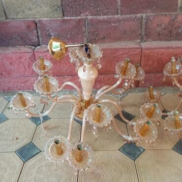 настольный светильник: Классическая подвесная люстра на 12 ламп.каждая по 1500 - Тип — 1