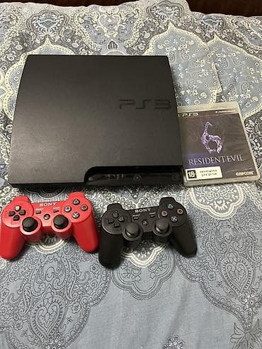 Игровая консоль Sony PlayStation 3 (версия Slim) с комплектом
