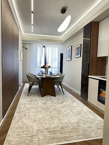 жк нурзаман сити: 2 комнаты, 83 м², Элитка, 13 этаж, Дизайнерский ремонт — 2