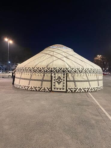 где можно купить палатку для отдыха: Продажа юрты, Каркас Деревянный, 100 баш, Диаметр: 7 метров — 1