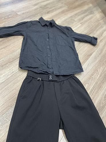 nike tech flece: Комплект мужской в стиле total black - Рубашка MAAG, черная: - — 2