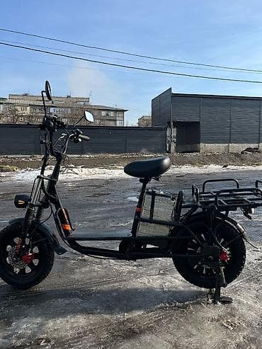 самакат бензиновый: 🚴‍♂️ Модель: Drongo 🔋 Батарея: 2 съёмная батарея (до 75км пробега на — 3