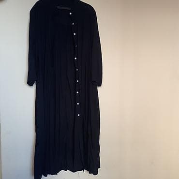 Блузки: Повседневное платье, Длинная модель, Оверсайз, S — 2