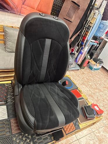 купить чехлы на сиденья авто: Чехлы Экокожа, С подушкой, цвет - Черный, Hyundai, Новый, Самовывоз — 6