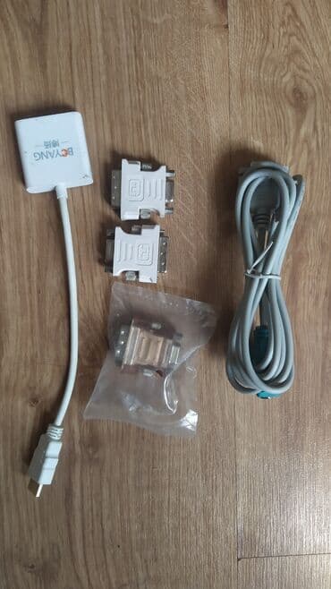 Аксессуары и запчасти для компьютера: Кабель vga. Переходники VGA-DVI