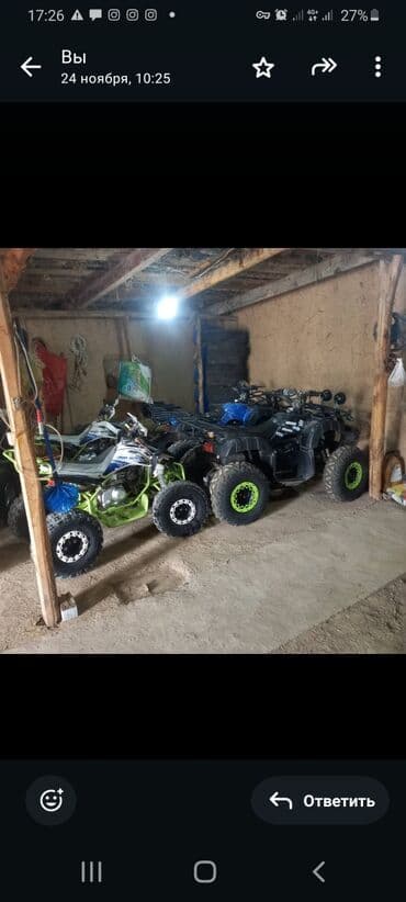 мотоциклы мопеды: Квадроцикл Бензин, 1500 куб. см, Взрослый — 3