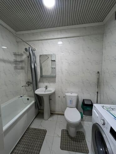 кызыл кыя суточный квартира: 2 комнаты, Душевая кабина, Постельное белье, Кондиционер — 5