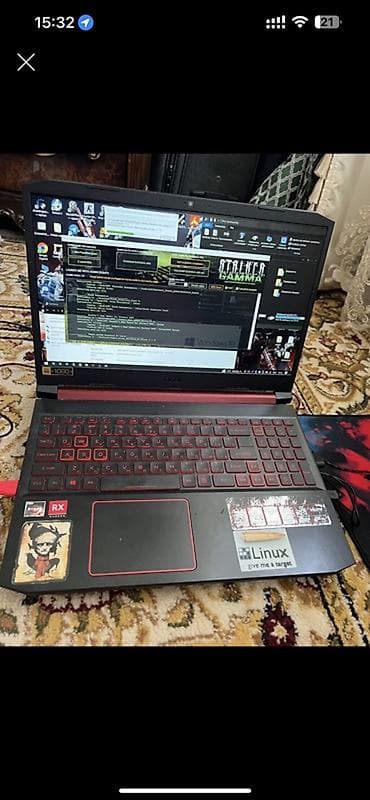 redmi note 12 pro max: Игровой ноутбук Acer (серия Nitro) с подсветкой клавиатуры красного — 1