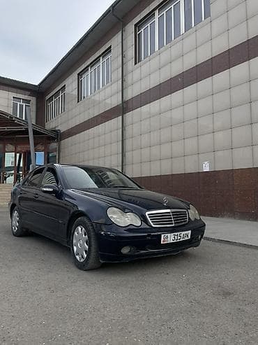 Транспорт: Mercedes-Benz C-Class: 2002 г., 1.8 л, Кол менен иштөөчү, Бензин, Седан — 2