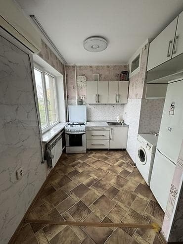 мкр аламедин 1: 1 бөлмө, 26 м², Жеке план, 3 кабат, Эски ремонт — 5