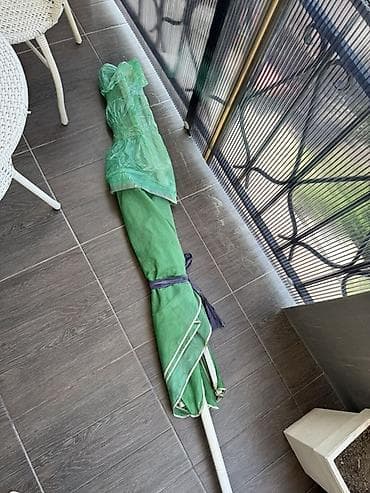 тент для сада: Зонтик-тент для улицы (пляжный/садовый). Большой размер на ножке — 1