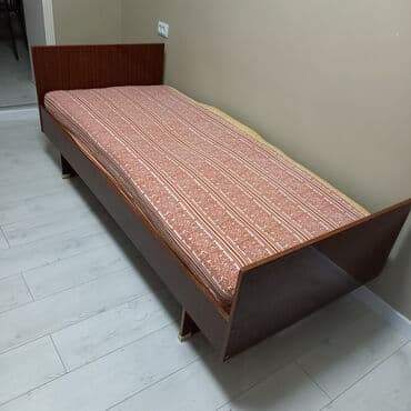 Продается в г.Ош: Кровать с матрасом 2шт 2500с за 1шт., Шкаф - сервант