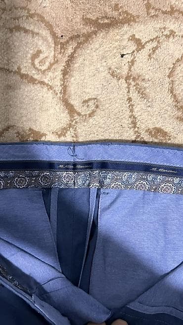 часы гесс: Мужские брюки M. Manzoni, модель Slim Fit. - Размер: 42 (указан на — 2
