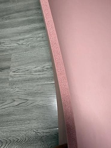 Үй жана бакча: Толстый коврик для йоги/фитнеса, розовый. Размер 185 на 90 Толщина 20 — 3