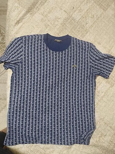 nike tech flece: Мужская футболка, XL, Lacoste, Новый, цвет - Синий — 1