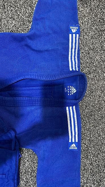 дзюдоги: Кимоно (дзюдоги) Adidas синего цвета На рост 170,покупал за 7000 2 — 2