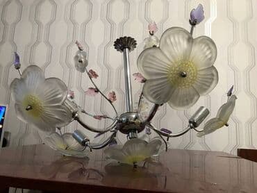 запчасти для люстры: Продаю люстру патроны все работают некоторых розовых листочков не — 3