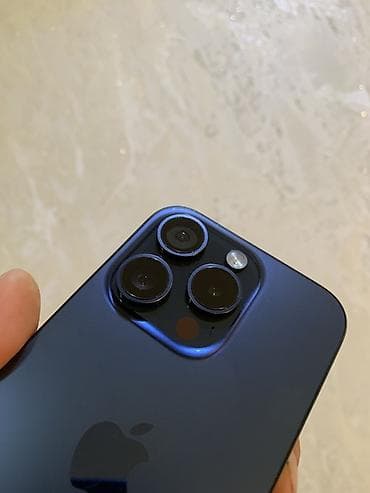 8 iphone: IPhone 15 Pro, Б/у, 128 ГБ, Blue Titanium, Кабель, 88 % — 2