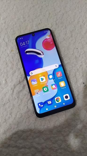Redmi, Redmi Note 11S, Б/у, 128 ГБ, цвет - Черный, 2 SIM