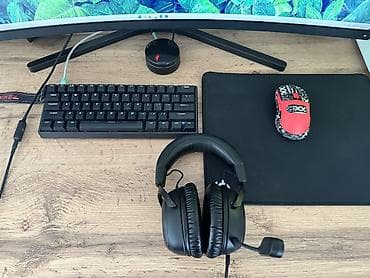 hyperx cloud core: Компьютер, ОЗУ 32 ГБ, Для работы, учебы, Б/у, AMD Ryzen 5, NVIDIA GeForce RTX 5060, HDD + SSD — 10