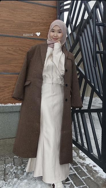 Женское пальто-из плотной ткани - Цвет: глубокий шоколадный с едва