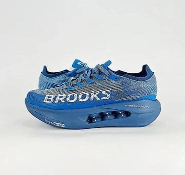 платформа босоножки: Мужские кроссовки, 42, Brooks, Новый, цвет - Синий, Бесплатная доставка — 1