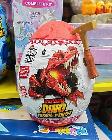 ротабиотик беби: Игровой набор ZURU Robo Alive Volcano Dino Fossil Find - Тематический — 1