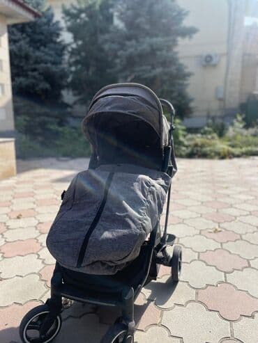 сумка в радом: Коляска, цвет - Серебристый, Б/у — 3