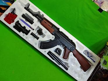 пистолет орбиз: Автомат АК-47 орбибол игрушка детская🔥 Комплектация товара: автомат — 2