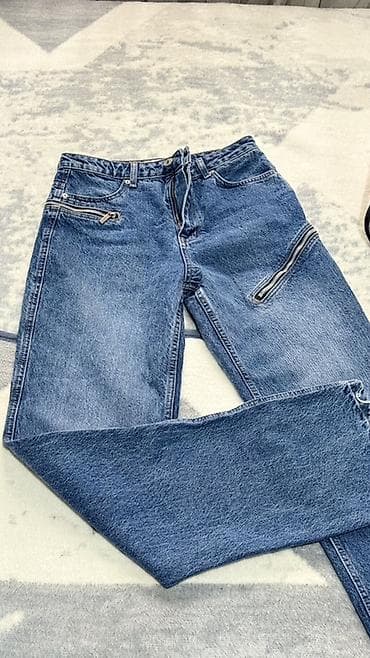 Размер s Джинсы FAF Denim Collection - Материал: плотный хлопковый