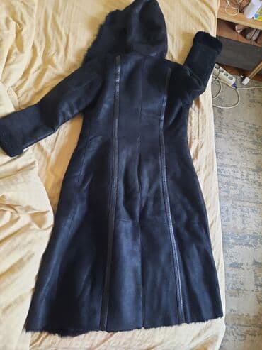 домашние халаты больших размеров: Дубленка, Классическая модель, Турция, По колено, С капюшоном, M — 3