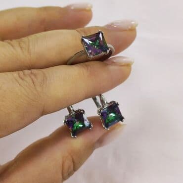 свадебные наборы ручной: Набор украшений, Проба 925, Женские, Новый — 2