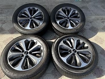 bridgeston: Колеса в сборе 225 / 55 / R 17, Лето, Б/у, Комплект, Легковые, Литые, отверстий - 5 — 1