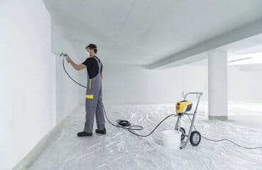 покраска стен и потолков: Побелка стен, Побелка потолков, Наружная побелка | Известковая побелка, Мелковая побелка Больше 6 лет опыта — 1