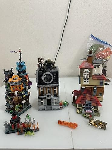 Игрушки: Конструкторы Лего не оригинал - 3 набора. - Многоуровневое здание — 4
