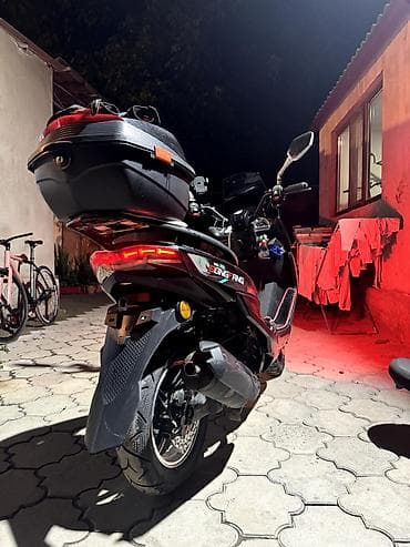 gilera runner: Скутер DongFang, черный, городской класс. 150кубов полный пакет — 5