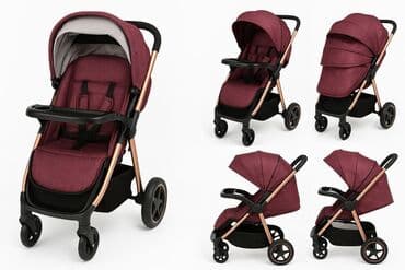 прогулочную коляску chicco: Коляска, цвет - Фиолетовый, Б/у — 3