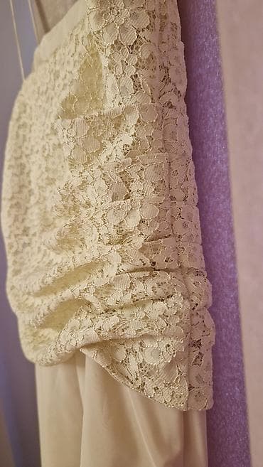 платя айвори клубная: Вечернее платье, А-силуэт, Без рукавов, L — 4